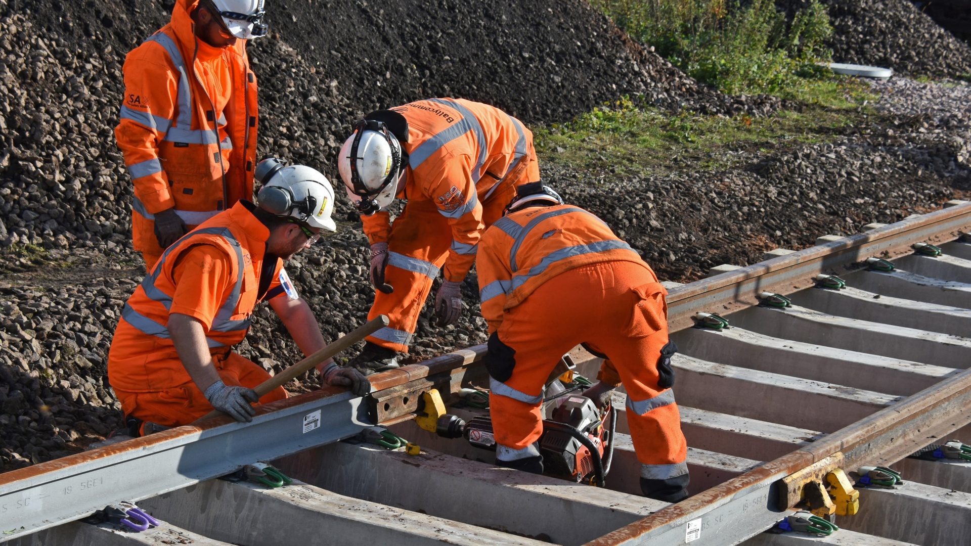 Why A0 drawings are commonly printed and used for construction on the UK rail network